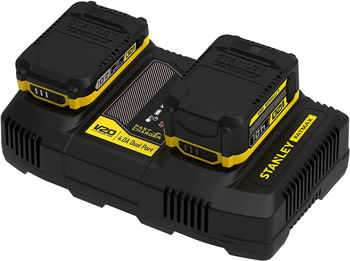 купить Быстрое зарядное устройство V20 для двух аккумуляторов Stanley FATMAX SFMCB24-QW в Кишинёве 