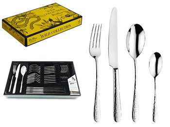 Set de tacimuri Pinti Leopard 24buc, inox 