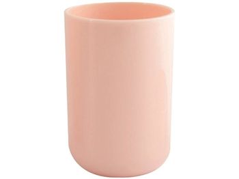 Pahar  pentru periute de dinti MSV Inagua roz, din plastic 