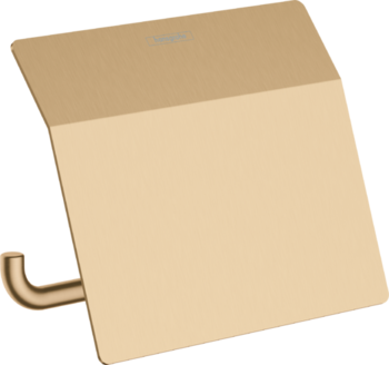 AddStoris Suport pentru hartie igienica cu capac, bronz periat 