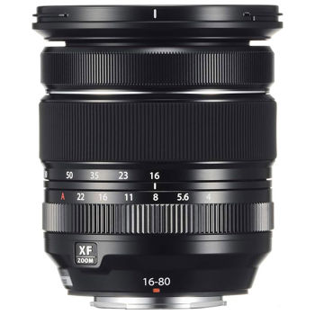 Obiectiv Fujinon XF16-80mm F4 R OIS WR d72mm, 16-80 mm, 24-120mm (35mm Equivalent), Weather-Sealed Construction 16635625 (Obiectiv Fuji/ обьектив Fuji)