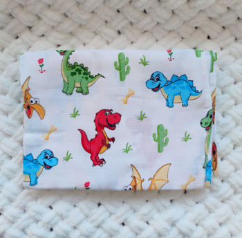 Муслиновая пеленка Pampy 100*80 см Dino 