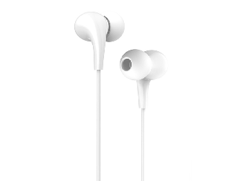 Ksiga Earphone with Mic 3.5mm KSC-403 Feile, White 