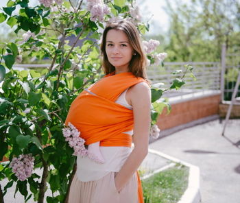 купить Трикотажный слинг-шарф Orange WrapBag by Bagy в Кишинёве 
