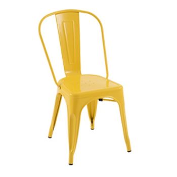 купить Металлический стул, 530x480x1250 мм, желтый в Кишинёве 