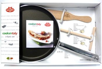 Набор Ballarini Cookin'Italy: сковорода д/блинов, 2 лопатки 