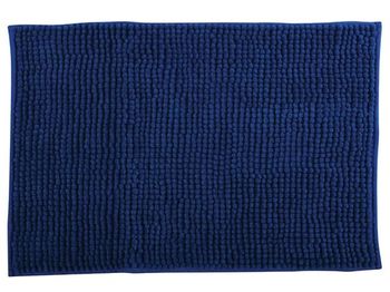 Covoras pentru baie 40X60cm MSV Chenille albastru, microfibra 