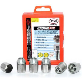 Set de șuruburi cu secret Heyner 858060 bolturi-antifurt SP650 în set - tip H1