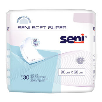 Впитывающие пеленки для постели Seni Super Soft, 90x60 см, 30 шт. 