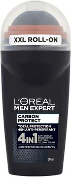 Дезодорант - антиперспирант roll-on LOREAL MEN EXPERT CARBON PROTECT, 150мл 