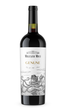 Mileștii Mici  GENUNE, vin sec roșu,  0.75 L 