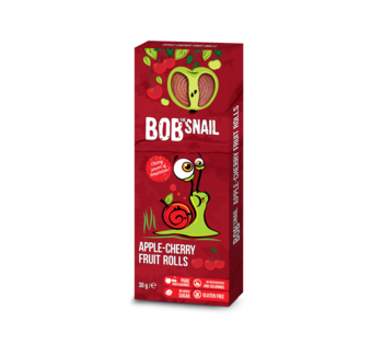 Dulciuri naturale de mere și vișine Bob Snail, 30g 