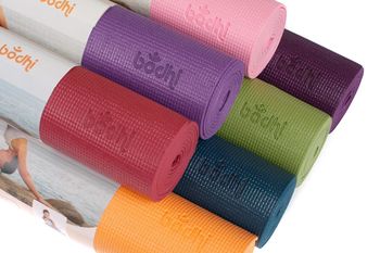 Saltea pentru yoga 183x60x0.4 cm PVC Bodhi Asana 996 (423) 