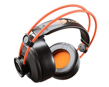 Gaming Headset Cougar Immersa Ti, 40mm driver, 	20Hz - 20KHz, 32 Ohm, 97dB, 387g,,3.5mm,Black/Orange 