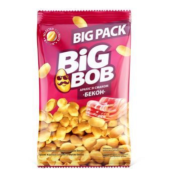 Arahide BIG BOB cu gust de bacon 160g 