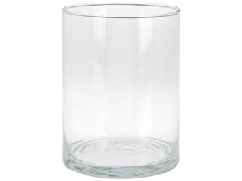 Vaza din sticla "Cilindru" H20cm, D15cm 