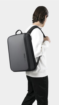 купить Рюкзак BANGE BG2809 для ноутбука 14 дюймов, Рюкзак BANGE BG2809 водонепроницаемый, серый в Кишинёве 