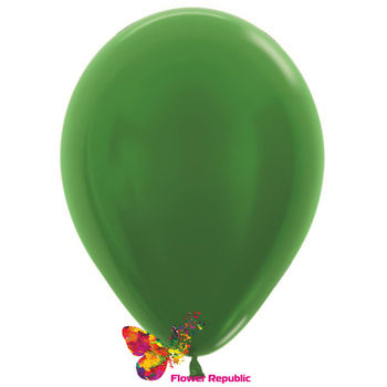 Воздушные шары , зеленый  перламутр - 30 см 