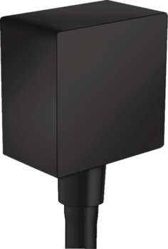 FixFit Шланговое подсоединение Square с клапаном обратного тока, матовый черный 