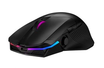 Gaming Mouse Asus ROG Chakram Core, Optical,100-16000 dpi, 9 Buttons, Ergonomic RGB, Adj. Weight,USB 