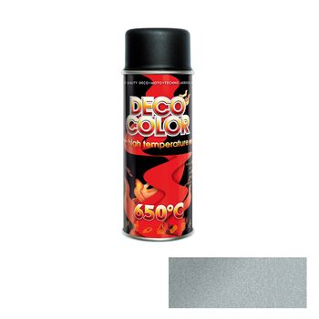 cumpără Smalt-Spray rezistent la temperaturi inalte DECO COLOR 400 ml (aluminiu) în Chișinău 