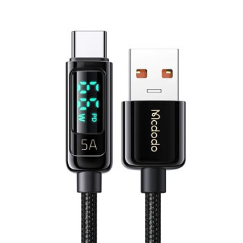 Mcdodo Cable USB to Type-C Digital HD 6A 1.2m, Black 