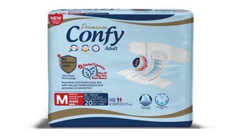 cumpără Confy Premium Adult, scutece pentru adulți, MEDIUM ECO2, 20 buc. în Chișinău 