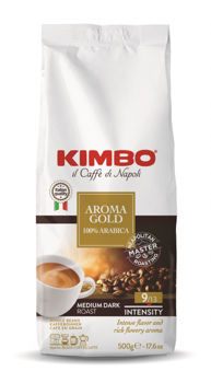 Cafea prajita KIMBO 100% ARABICA 500gr boabe 