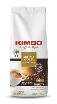 Кофе обжаренный KIMBO 100% ARABICA 500гр в зернах 