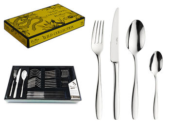 Set de tacimuri Pinti Lion 24buc, inox 