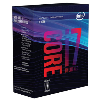 Procesor CPU Intel Core i7-8700K Unlocked 3.7-4.7GHz Six Cores, Coffee Lake (LGA1151, 3.7-4.7GHz, 12MB, Intel UHD Graphics 630) BOX No Cooler, BX80684I78700KSR3QR (procesor/Процессор)