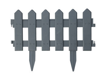 Gard decorativ pentru curte/gradina, 40X20cm, gri 