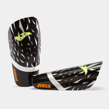 Scuturi De Fotbal Joma -  SPIDER SHIN GUARDS BLACK SILVER 