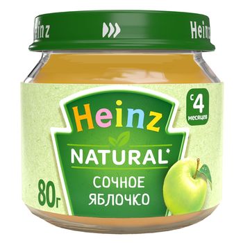 Piure Heinz de mere (4+ luni), 80g 