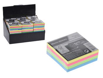 Набор Memory Stick 300листов, 75X75mm, 4 цвета 