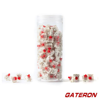 Переключатель Gateron G Pro 3.0 Switch Mechanical Red Switch Set - 110 pcs, G180 (Аксессуары для клавиатуры Keychron)