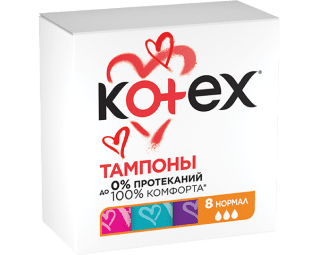 купить Гигиенические тампоны Kotex Normal, 8 шт. в Кишинёве 