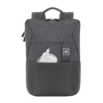 Backpack Rivacase 8825, for Laptop 13,3" & City bags, Black Melange 