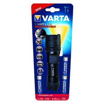 купить Фонарь ручной Varta 1 Watt LED Indestructible black, 18700 101 421 в Кишинёве 