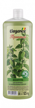 Șampon „Pe bază de plante” cu extract de urzică pentru păr gras și normal din seria „Elegance”. 