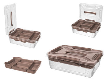 Органайзер с крышкой и зажимами Bytplast Grand Box, 10l, 39X29X12.4cm 