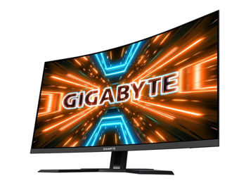 31.5" GIGABYTE M32QC,Black,Curved VA, 2560x1440,165Hz,FreeSync,1msMPRT,350cd,HDR,HDMI+DP+USB,Spkrs 