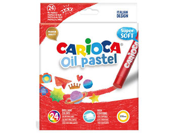 Набор мелков масляных Carioca Oil Pastel Maxi 24шт 