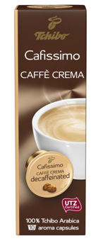 купить Кофе Tchibo Cafissimo Crema Decaffeinated, 10 капсулы в Кишинёве 