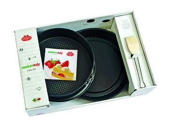 Set Ballarini Cookin'Italy: 2 forme copt, perie, recete 