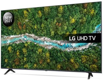 50" LED TV LG 50UP77006LB, Black (3840x2160 UHD, SMART TV, DVB-T2/C/S2) 