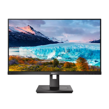 23.8" PHILIPS 242S1AE, Black,IPS,1920x1080,75Hz,4ms,300cd,SC50M:1,D-Sub+DVI+DP+HDMI,Spkrs,Pivot 