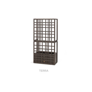 Sistem modular de separatoare Nardi SIPARIO 2 TERRA 40394.44.000 (Separatoare modulare cu ghiveci cu sistem de autoudare pentru grădină / terasă / bar)