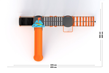 Complex de joaca Pirat YN-204 