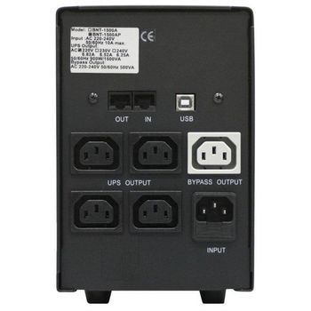 UPS PowerCom BNT-1000AP 1000VA/600W Line Interactive, AVR, RJ45, USB, 5*IEC Sockets 